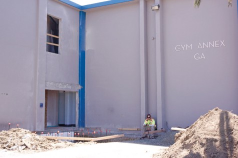 Two-story building receives external lift