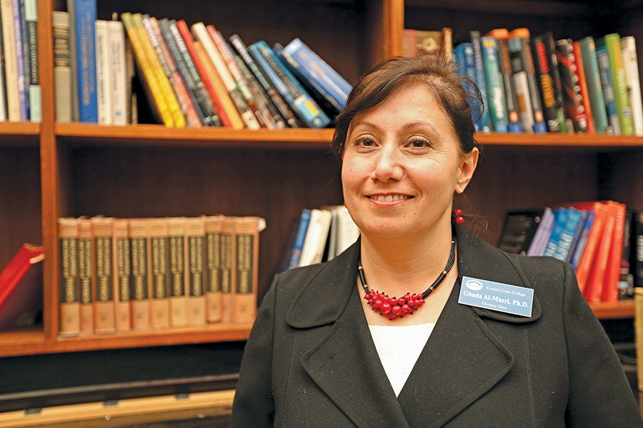 NSAS Dean Ghada Al-Masri aims to be an educational resource for students and faculty. Dr. Al-Masri conducted research in Lebanese refugee camps after the 1974-1990
Lebanese Civil War.