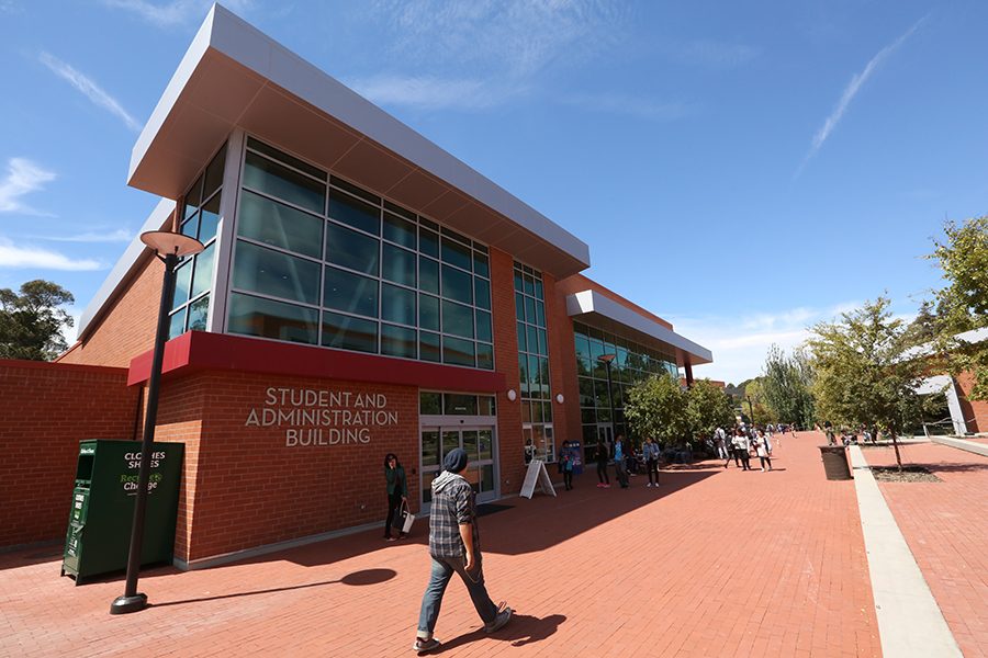The Student and Administration Building includes the bookstore, Brix,Pronto, and faculty and staff office. The building also houses student recreation rooms on the first floor.