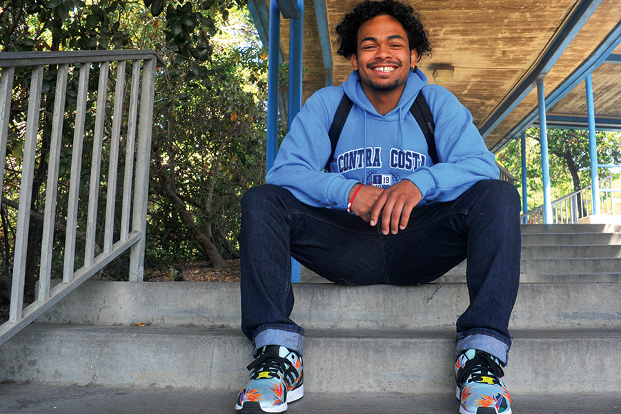 Elijah Morgan takes on the leadership role for the Contra Costa College Black Student Union, serving as president for the fall semester 2017. This will be Morgans second year as president. 
