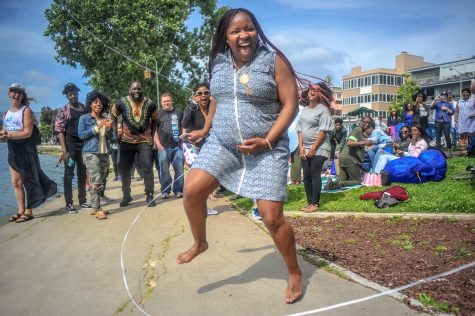 Community response to racist incident draws thousands to Lake Merritt