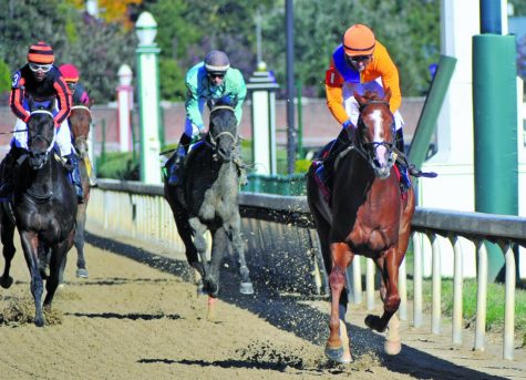 Horses, jockeys compete at Churchill Downs