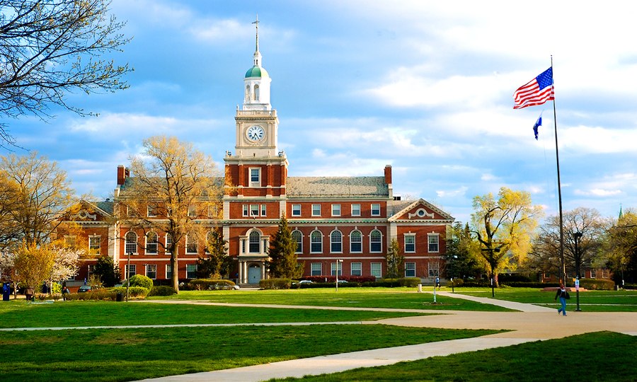 Howard University (pictured) was one of five HBCUs students visited on tour.