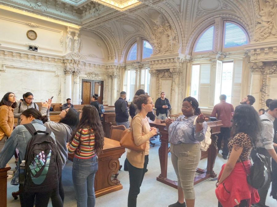Political science classes from Contra Costa College took a tour of the Ninth Circuit United States Court of Appeals in San Francisco on Friday. 