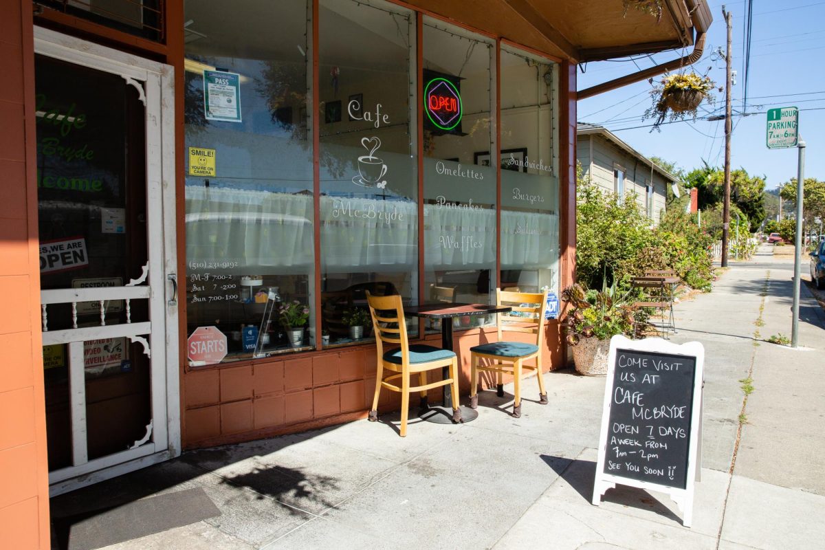 The exterior of Cafe McBryde, as seen on Wednesday, September 13, 2023, in Richmond, Calif.