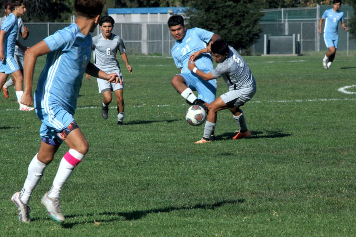 Contra Costa player, 31 shows Foothill how its done. 

San Pablo Ca 05 September, 2023 CCC vs Foothill