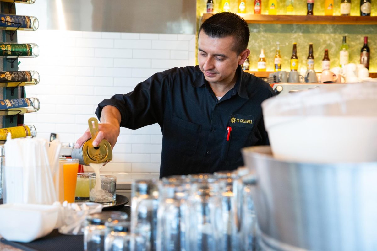 Nery Duarte prepares beverages at Mi Casa Grill in Richmond, Calif. on Sunday, September 10, 2023.