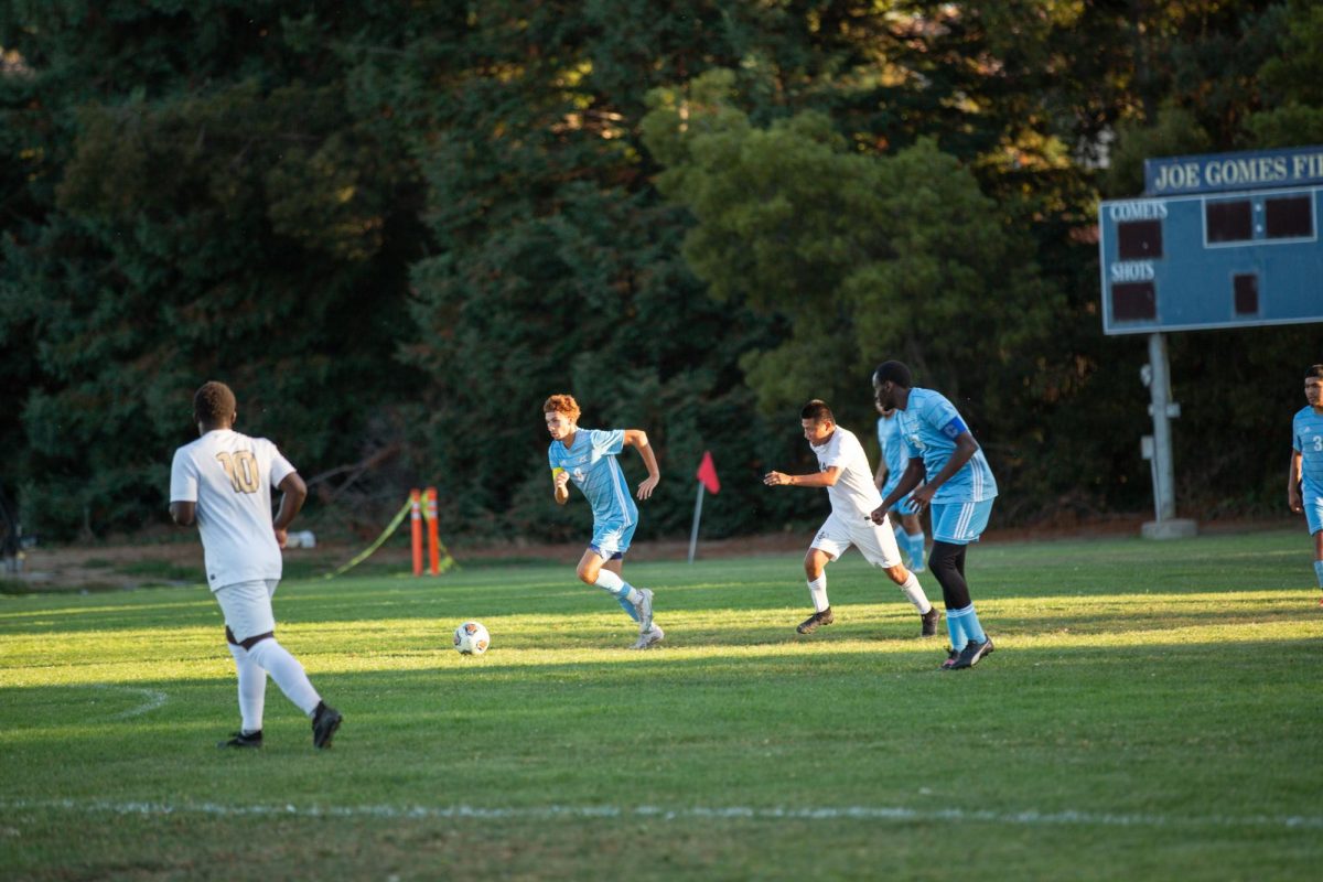 The Contra Costa College Mens Soccer Team faced off against Marin in a home game on Tuesday, October 03, 2023, in San Pablo, Calif.