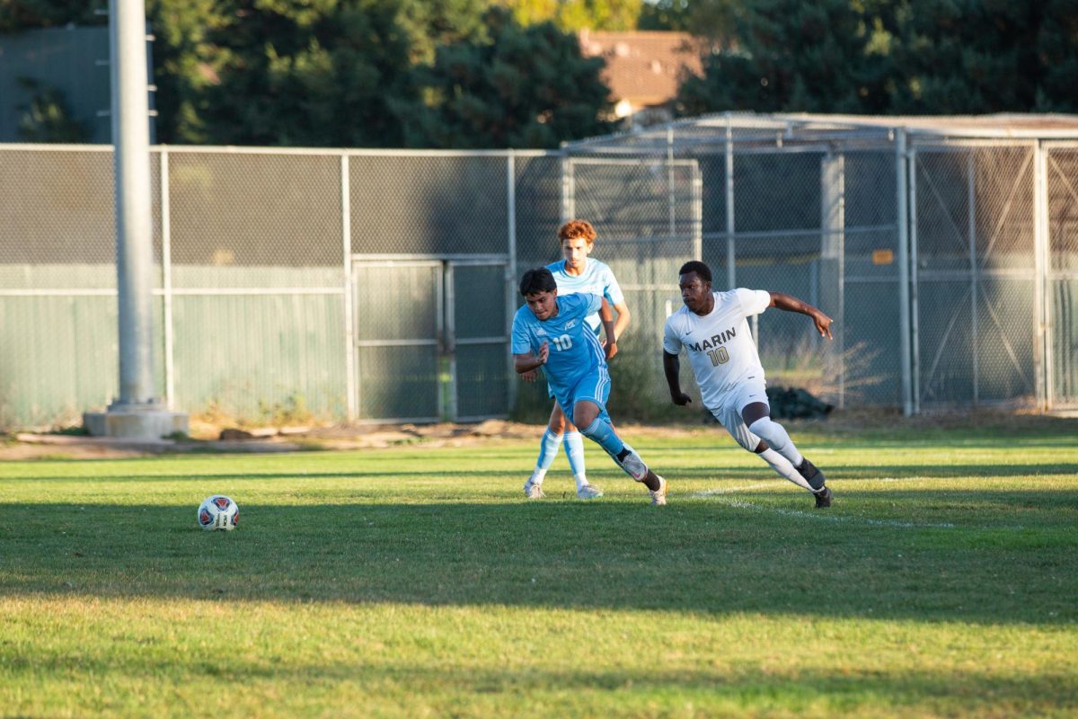 The Contra Costa College Mens Soccer Team faced off against Marin in a home game on Tuesday, October 03, 2023, in San Pablo, Calif.