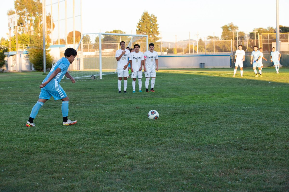 The Contra Costa College Mens Soccer Team faced off against Marin in a home game on Tuesday, October 03, 2023, in San Pablo, Calif.