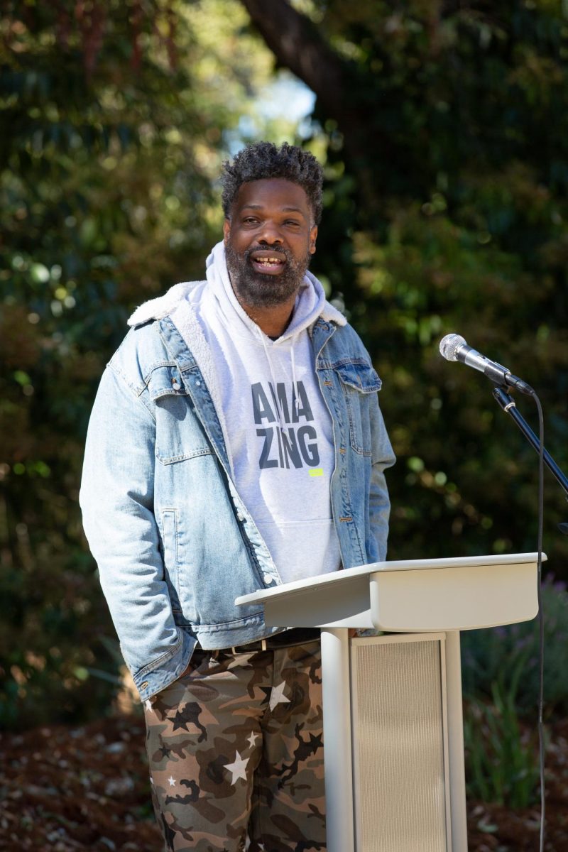 Shawn William is one of two featured poets at Contra Costa Colleges Honoring Black Poetry event on October 12, 2023 in San Pablo, Calif.