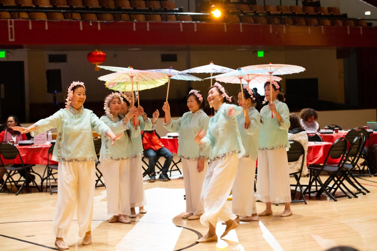 Unsurpassed Glamorous Art Performing Workshop dancers perform for attendees at a Chinese New Year Celebration hosted by the City of Richmonds Community Services Department, on Saturday, Feb. 10, 2024, at Richmond Memorial Auditorium in Richmond, Calif.