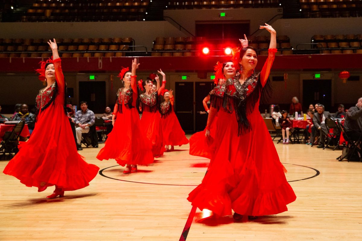 Berkeley Dancing Family members perform for attendees at a Chinese New Year Celebration hosted by the City of Richmonds Community Services Department, on Saturday, Feb. 10, 2024, at Richmond Memorial Auditorium in Richmond, Calif. 