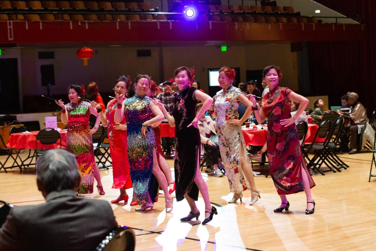 Unsurpassed Glamorous Art Performing Workshop dancers perform for attendees at a Chinese New Year Celebration hosted by the City of Richmonds Community Services Department, on Saturday, Feb. 10, 2024, at Richmond Memorial Auditorium in Richmond, Calif. 