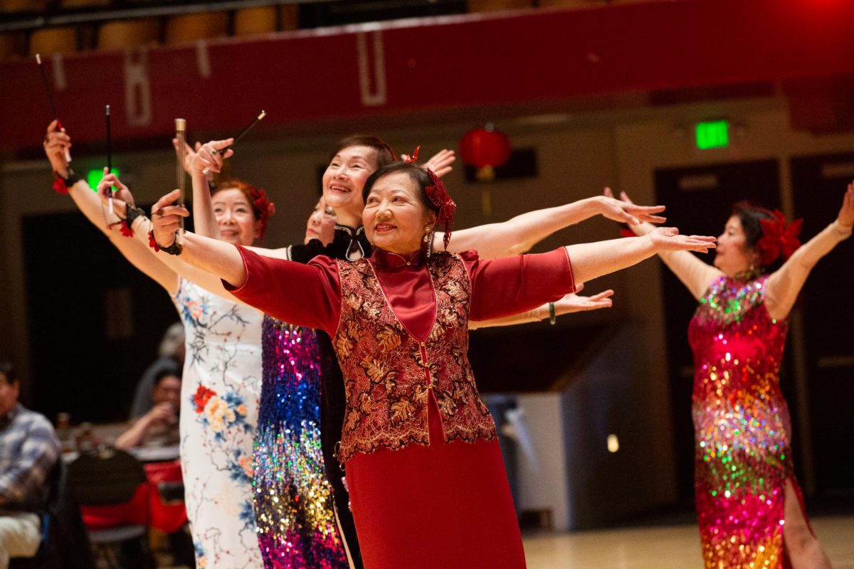 Unsurpassed Glamorous Art Performing Workshop dancers perform for attendees at a Chinese New Year Celebration hosted by the City of Richmonds Community Services Department, on Saturday, Feb. 10, 2024, at Richmond Memorial Auditorium in Richmond, Calif. 