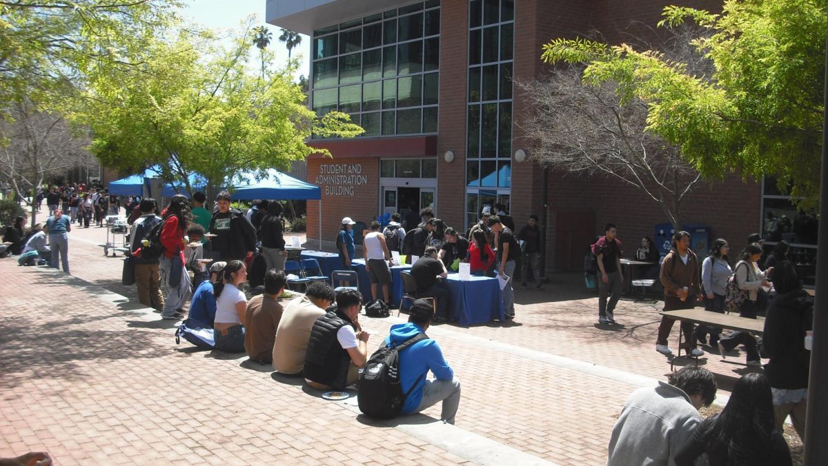 Students during the resource fair at Comet Day at Contra Costa College in San Pablo, CA, on Thursday, April 18, 2024.