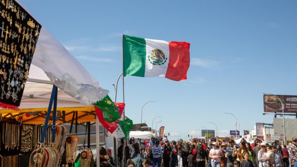 23rd street, the site of the 2024 Cinco de Mayo Festival in Richmond, Calif, is packed with vendors and attendees. 