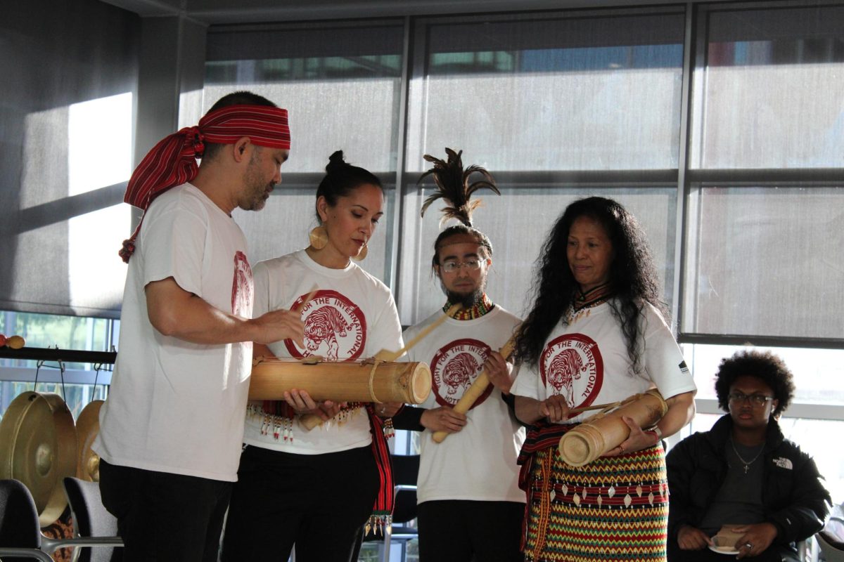 Manilatown playing the Kulibit in the Fireside hall at Contra Costa College, San Pablo, Calif. on Oct. 30, 2024