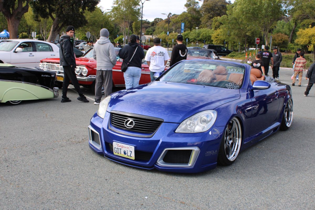 Blue Lexus Convertible 