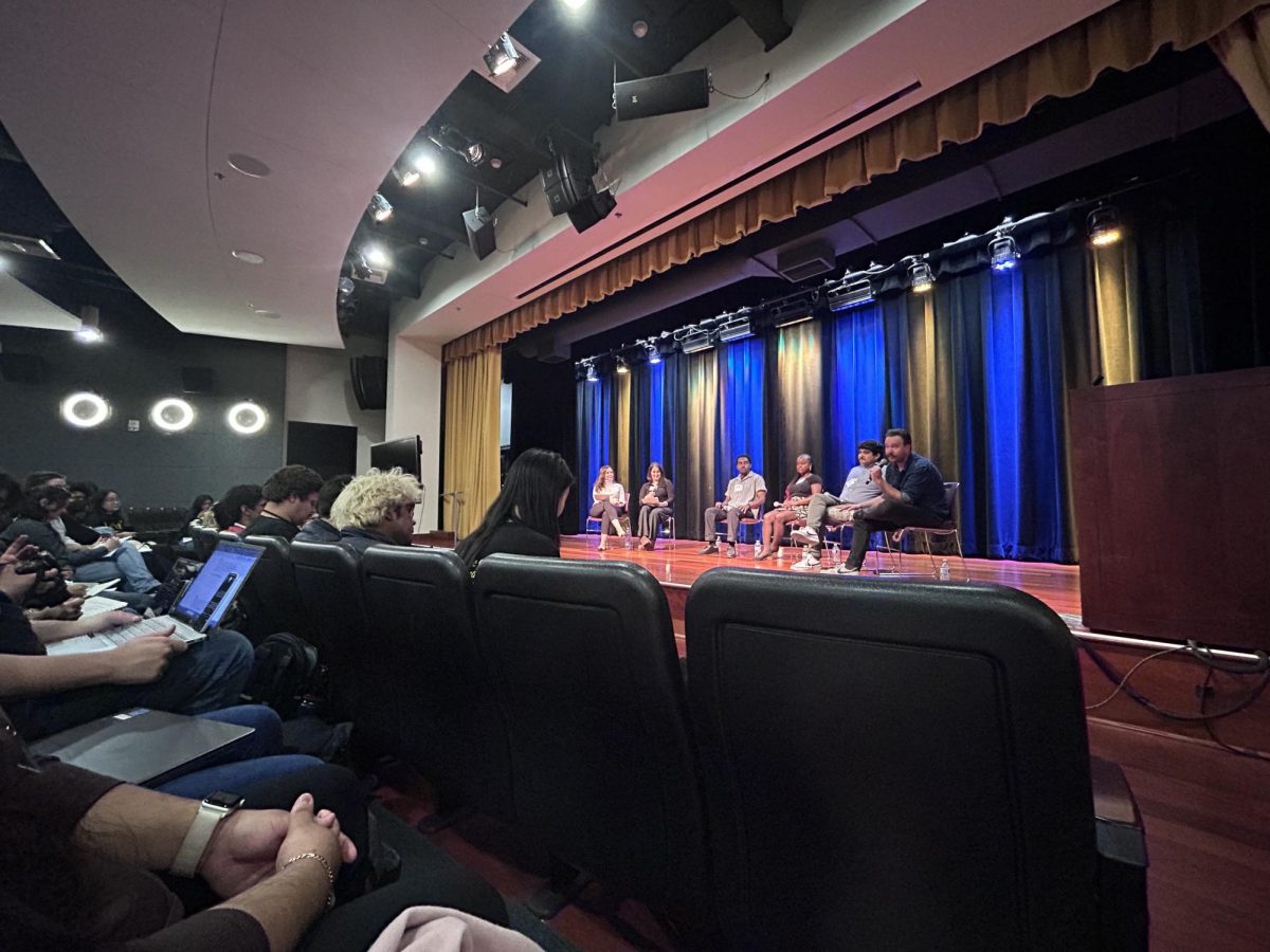 Eleni Gastis Co-President  of JACC  professor at Laney College with Annie Sciacca Co-President of JACC and journalism Professor at Contra Costa College. Amir Aziz Photojournalist + Co-founder of Coyote Media Collective, Ashley McBride Reporter from Cityside,Shomik Mukherjee Reporter Bay Area News Group, and David DeBolt Editor of the  Bay Area News Group.  Speaking at this year's  Journalism Association of Community Colleges Keynote in San Jose State University this fall 2025 9:31a.m.