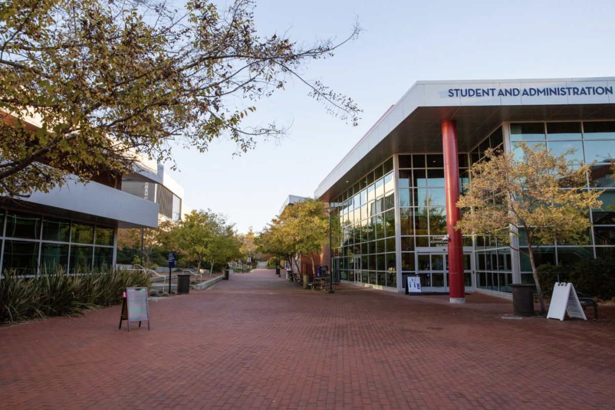 Contra Costa College campus view, November 29, 2023